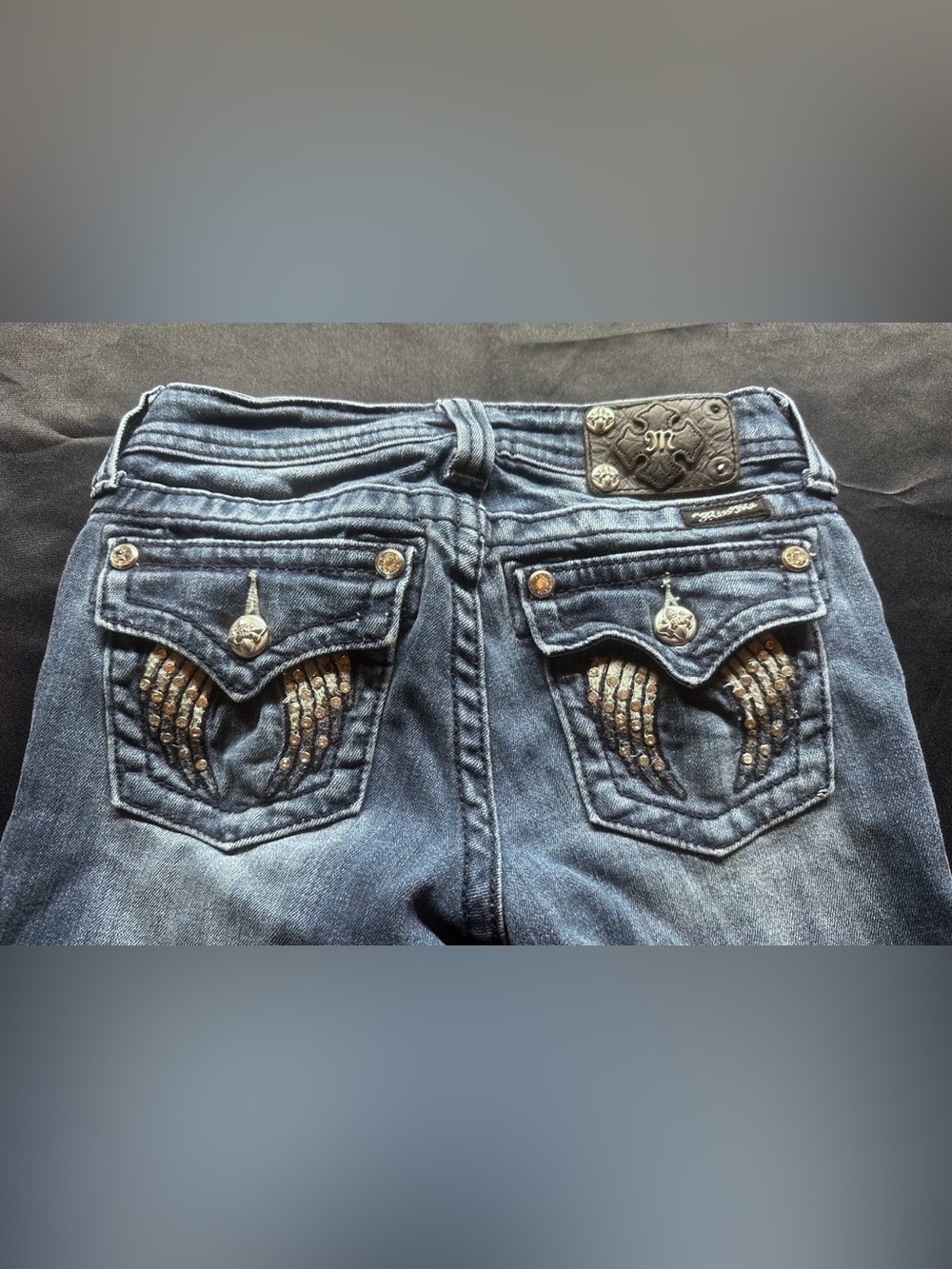 #D-13 MISS ME Girls Bootcut Jeans - Picture 6 of 8